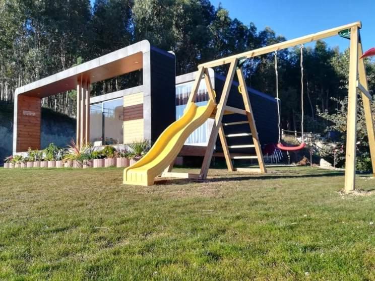 Bungalow Com Piscina Селорику ди Бащу Екстериор снимка